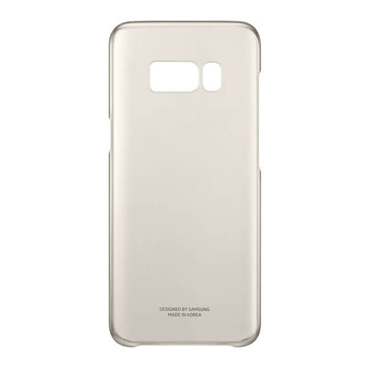 Funda Clear Cover Dorada para Samsung Galaxy S8 Plus EF-QG955CFE