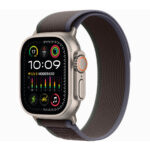 Apple Watch Ultra 2 GPS + Cellular 49mm Titanio con Correa Trail Loop Azul/Negra - Talla S/M