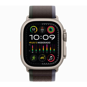 Apple Watch Ultra 2 GPS + Cellular 49mm Titanio con Correa Trail Loop Azul/Negra - Talla S/M