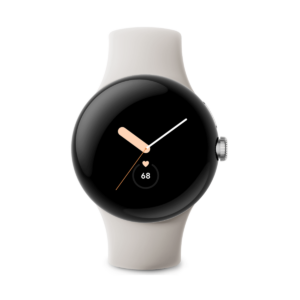 Google Pixel Watch LTE 41mm Plata (Polished Silver) y Correa Deportiva Beige (Chalk)