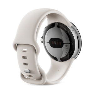 Google Pixel Watch LTE 41mm Plata (Polished Silver) y Correa Deportiva Beige (Chalk)