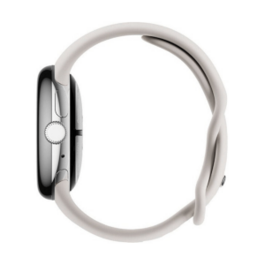 Google Pixel Watch LTE 41mm Plata (Polished Silver) y Correa Deportiva Beige (Chalk)