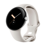 Google Pixel Watch LTE 41mm Plata (Polished Silver) y Correa Deportiva Beige (Chalk)
