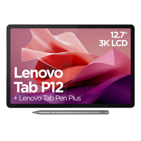 Lenovo Tab P12 12,7" 8GB/128GB WiFi Gris (Storm Grey) + Lenovo Tab Pen Plus