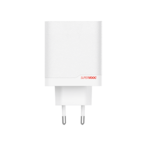 OnePlus Charger SUPERVOOC 120W Dual Port Cargador de Carga Rápida USB-C con Cable Blanco