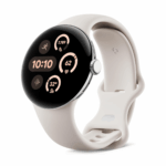 Google Pixel Watch 3 41mm WiFi Plata (Polished Silver) y Correa Deportiva Blanca (Porcelain)